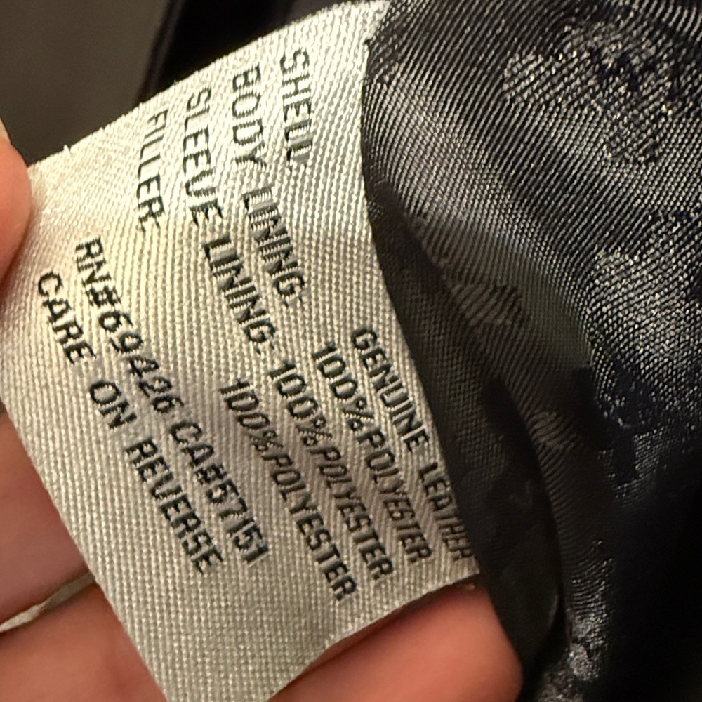 Wilsons Leather Dark Jacket with Thinsulate - Picture 6 of 7